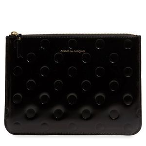 COMME does GARÇONS leather pouch